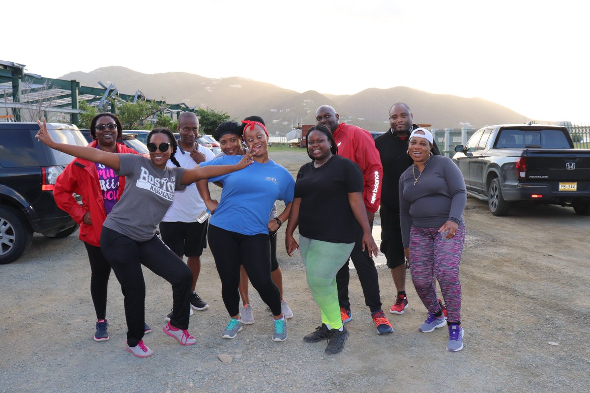 BVINHI's tweet photo. It's #MovementMonday! On Sat., teams #BVISSB & #NHIBVI walked the route for the #WalkRelayforGWD2018 on June 9. Register by sending your name or the names of your 4-member team to aglasgow@vinhi.vg today! #GlobalWellnessDay2018 #BeHealthyBeHappyBVI https://t.co/FMDFSRg1la