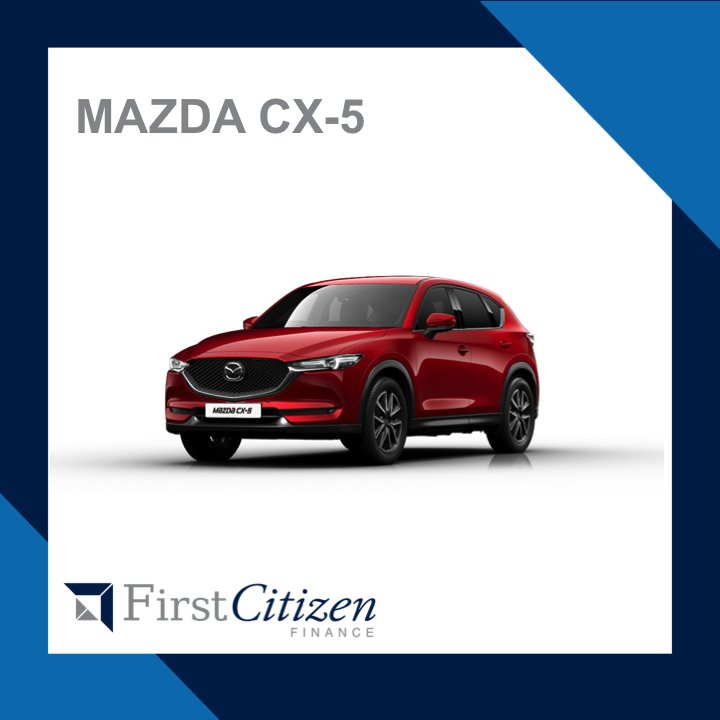 FirstCitizen_ie's tweet photo. The First Citizen car of the week is the Mazda CX-5

Find out more about the Mazda CX-5 and see the full Mazda range in our FREE Auto Ireland Magazine – https://t.co/EHWTiMrtNR

#FirstCitizenFinance #LetsMakeItHappen

@JoeDuffyMazda @BRCS76 https://t.co/UfLXpRX5JC