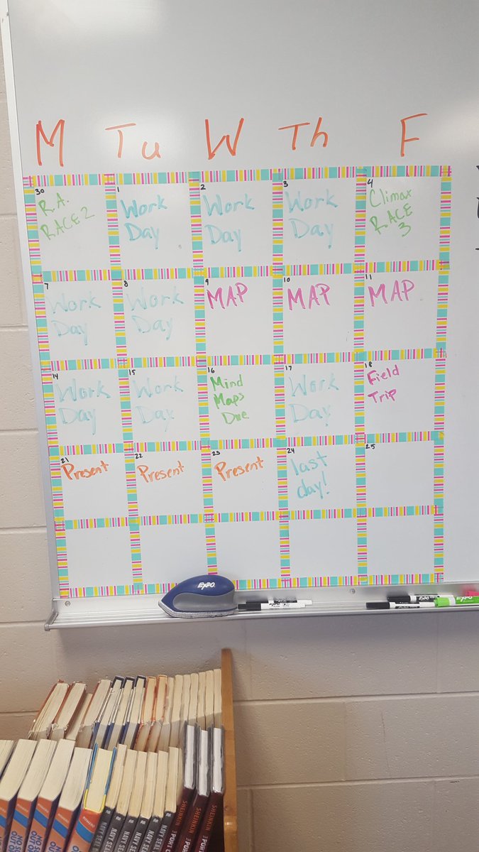 Crunch time! 8 work days until literature circles are done! #teachinginMay