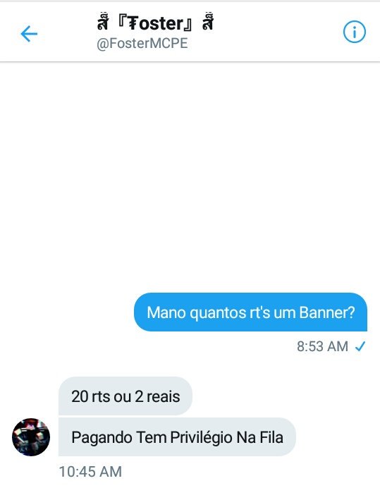 HafGamer_'s tweet photo. Galera 20 Rt's para o @FosterMCPE Fazer um banner!! 
@SrPluginsOfc, @hender_oficial, @colorado_craft, @EPICOO_PE, @PqpSoyGumball, @Kael_R3Dsz, @MINEGAMESbrYT, @PqpSoyGumball, @CauanPlay, @WeellCraft https://t.co/89DwI7znkm