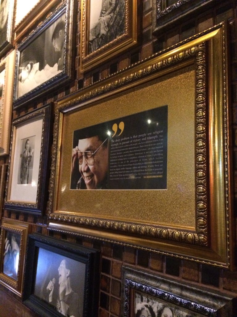 "The deep problem is that people use religion wrongly in pursuit of victory and triumph..." - KH Abdurrahman Wahid