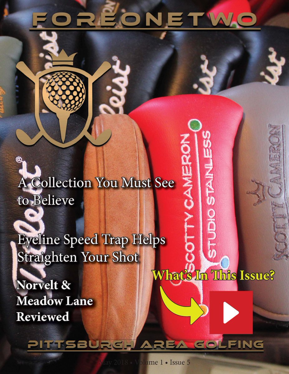 foreonetwo's tweet photo. May's Issue is LIVE! That's right, May's issue of Fore One Two is here for your reading/viewing pleasure. Check out our two course reviews, equipment reviews, pro tip and much more! Use the link below to access the magazine, or at https://t.co/wYEVBv0RFB.

https://t.co/mnu8Bzv2IF https://t.co/HFzdMIO81y