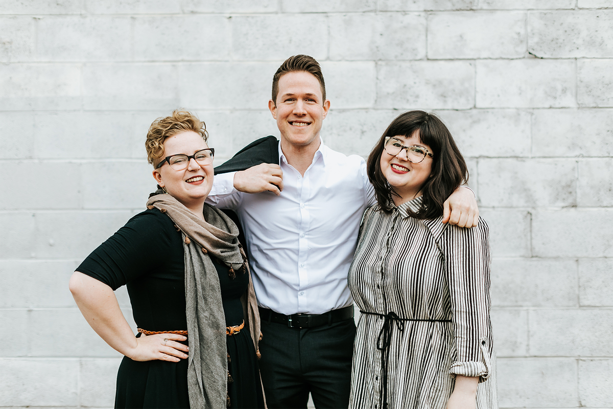 #MeetTheTeamMonday! Please join us in welcoming our newest OCF team members and coordinating sartorialists, Carissa, Gregg, and Jessica! 📷👋 #TheNewCrew