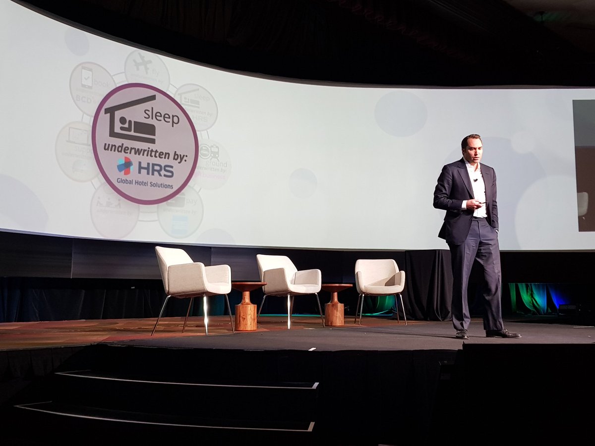 carostrachan's tweet photo. "We need a new collaboration gene" Tobias Ragge CEO @HRS #ACTEnyc18 https://t.co/NngAWF9n99