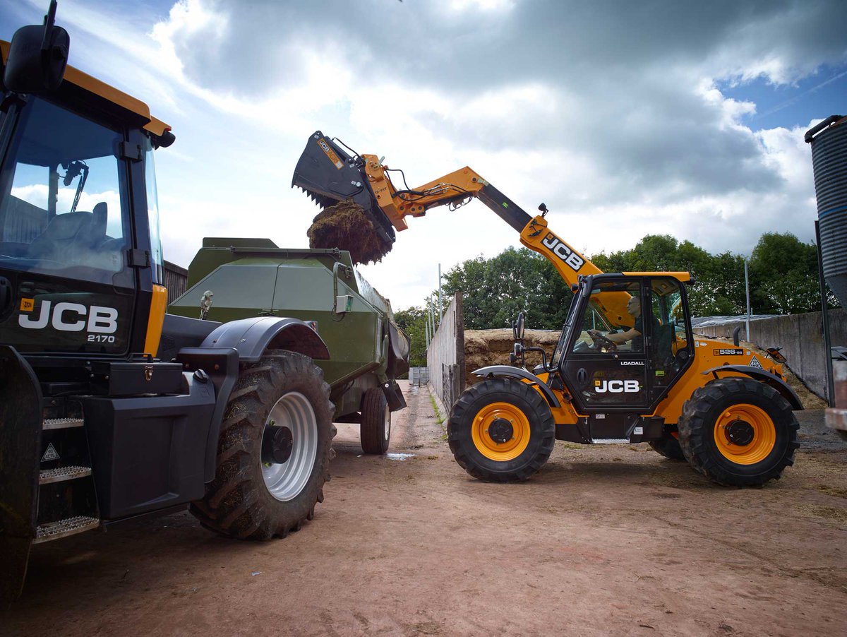 JCBagriculture's tweet photo. #LoadallAt40. It's now been 10 years since JCB became the World's number one telehandler manufacturer! In the same year, the JCB 526-56 was launched. https://t.co/u9vJpe2PxK
