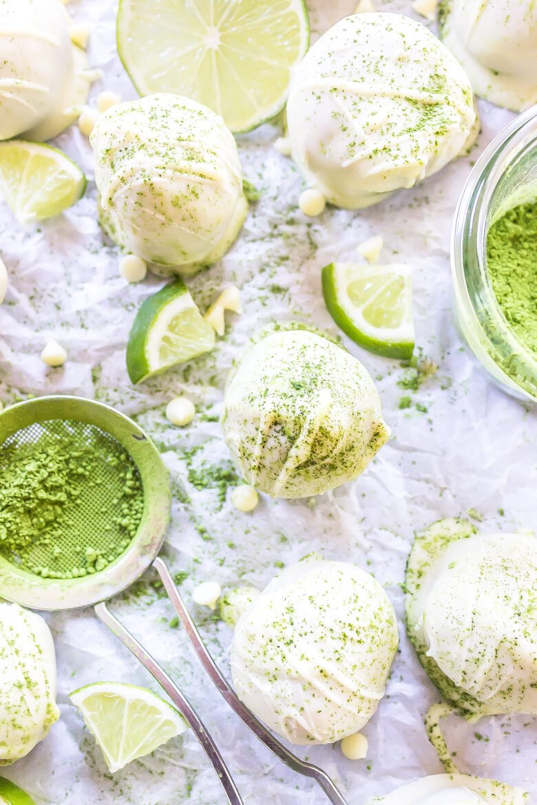 #ad KEY LIME CAKE BITES with <a href="/BobsRedMill/">Bob's Red Mill</a>! These sweet little bites are the perfect dessert for spring! #glutenfree #grainfree #bobsredmill wickedspatula.com/gluten-free-ke…