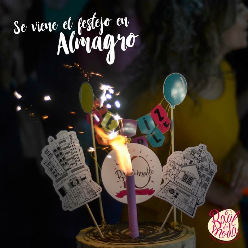 BauldeModa's tweet image. 🎈Seguimos los festejos por los 10 AÑOS DE BAUL DE MODA! 🎂
Es el turno de nuestra Sede en Almagro - Capital Federal 😉 Te esperamos el Sábado 12 de Mayo de 15 a 20hs.
.
.
Te lo vas a perder? Acercate a 📍Rivadavia 4390 - Local 24/25
#10añosbaul #emprendedores #feria #musica