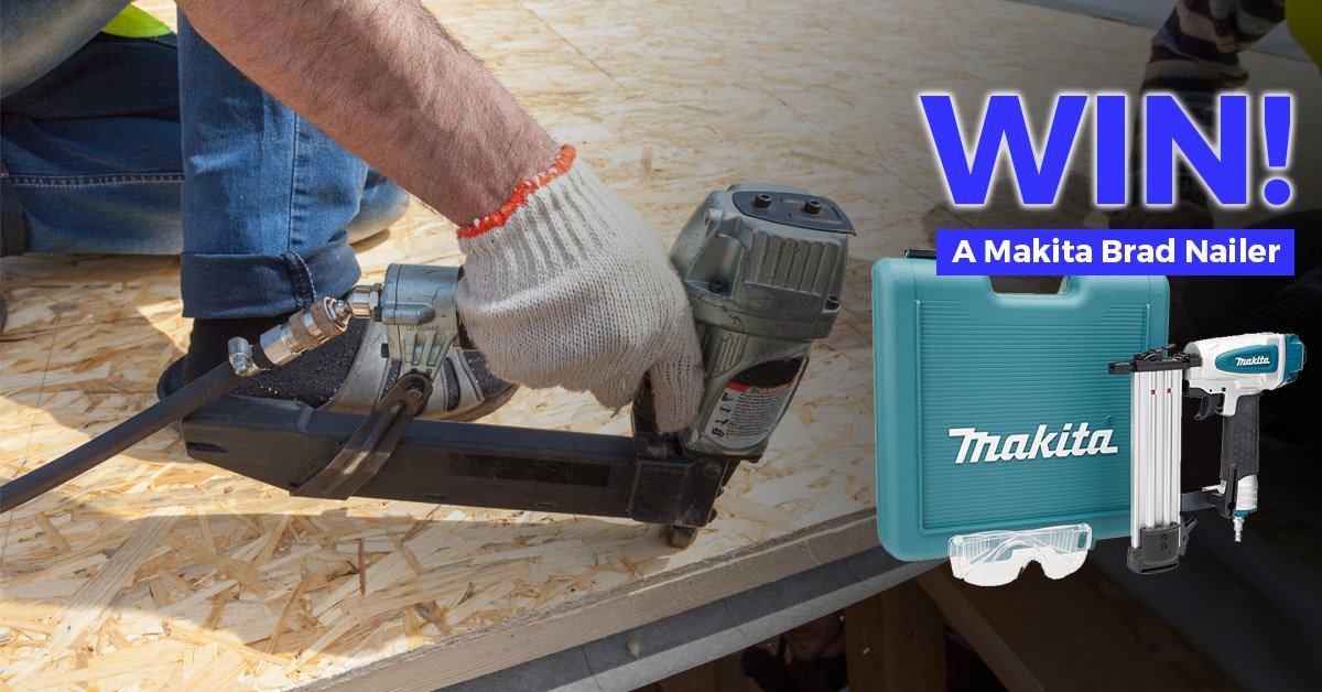 LeadsDoWork's tweet photo. Quick, there's still time to enter our #giveaway! Just follow and retweet for the chance to #win a @MakitaUK brad nailer. The #competition ends at 11.59pm tonight - don't miss out! #building #construction https://t.co/5DZAczKChe