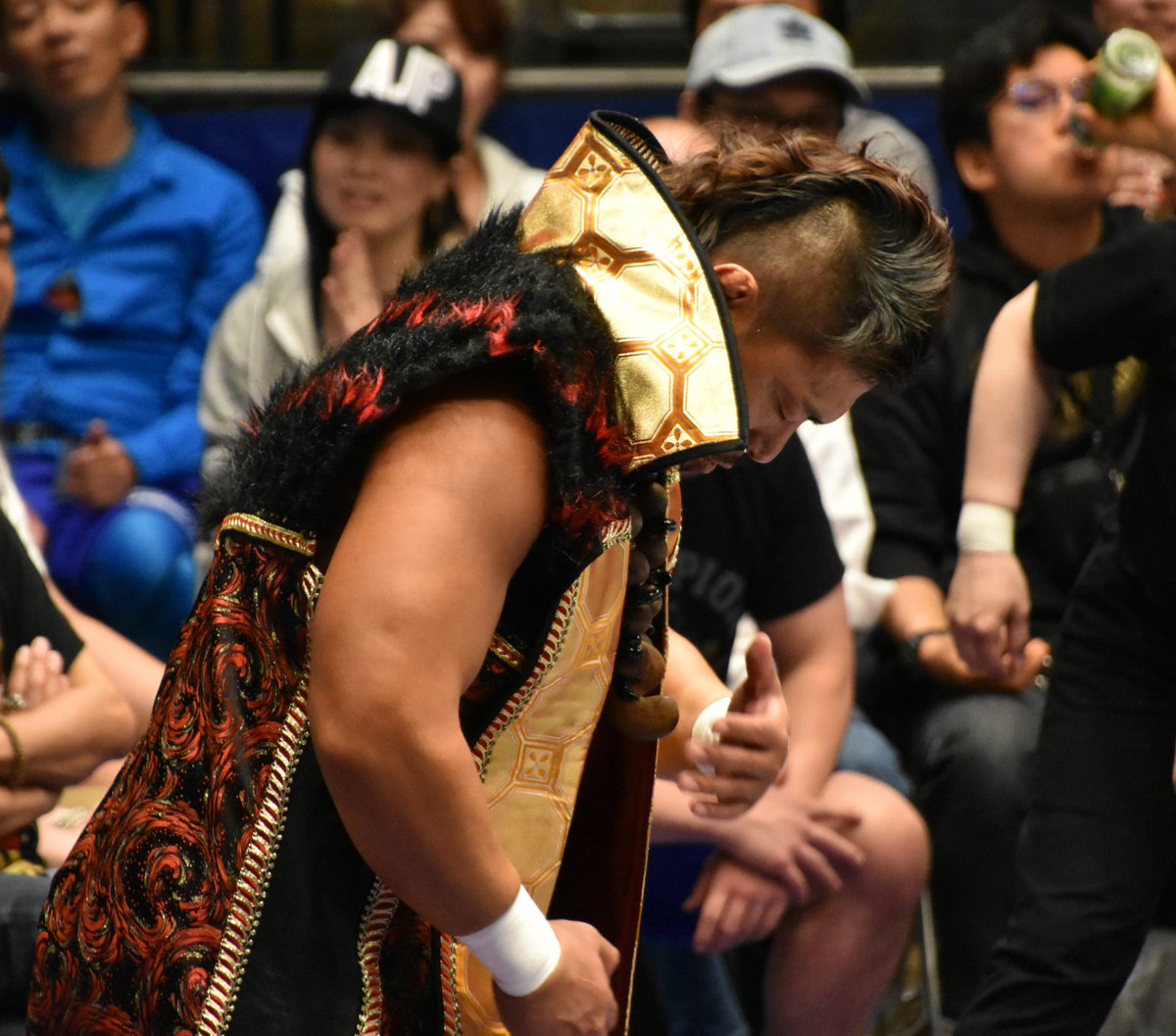 kwt_pwt's tweet photo. 鷹木信悟選手 20180430 後楽園ホール #ajpw #dragongate https://t.co/q428k5qRG0