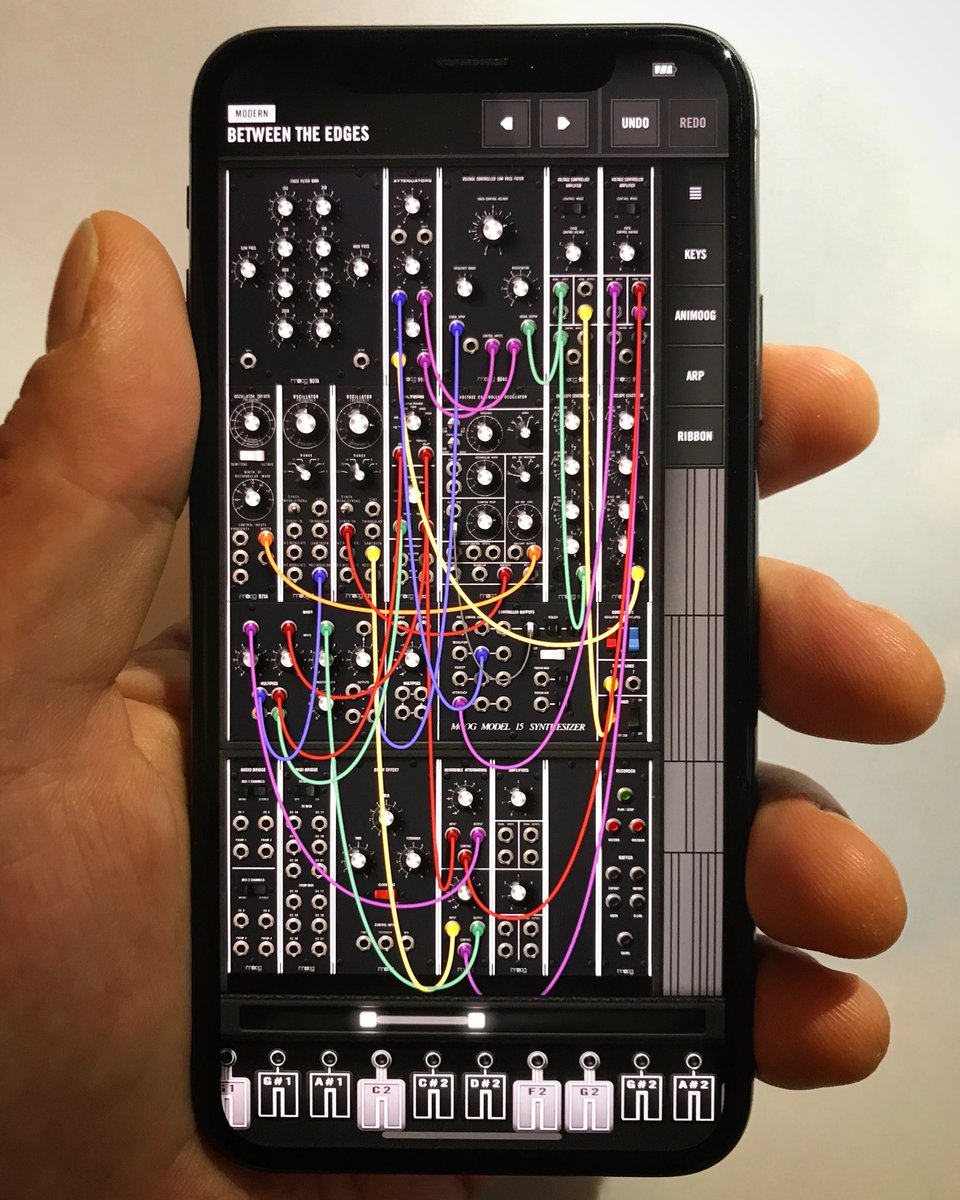 moogmusicinc's tweet photo. Modular synthesis goes mobile with the #Moog #Model15App: https://t.co/CKs1LV2Jc3? https://t.co/04iPNErfZY