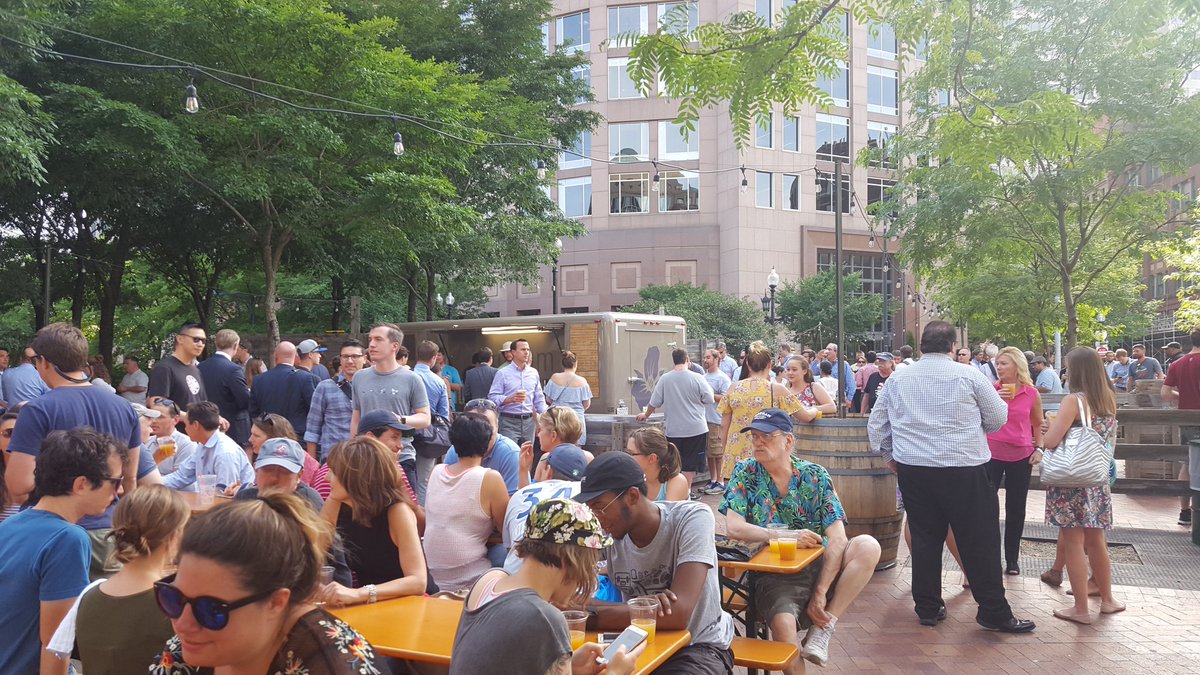 MassBrewBros's tweet photo. More #Boston Beer Garden News! @trilliumbrewing will open their very popular @trilliumgarden on The Greenway again this year. Get the details here: https://t.co/4fzNFXifRi https://t.co/gJYpY76cba