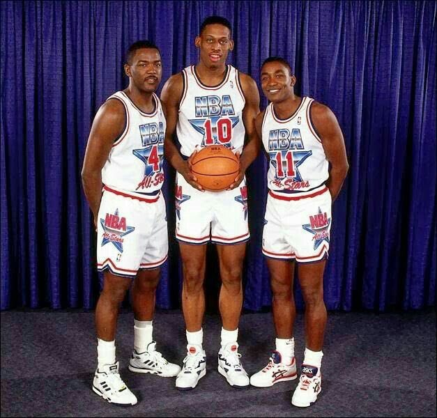 (1992) Joe Dumars, Dennis Rodman, Isiah Thomas
Bad Boys Happy Birthday Zeke  