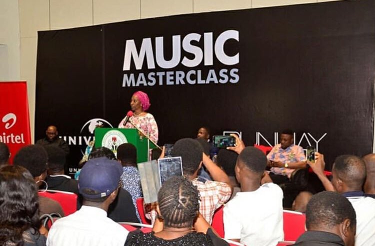 The Music Masterclass for Runway Jazz 2018  was simply amazing!
We also had the pleasure of having H.E Mrs. <a href="/DolapoOsinbajo/">Dolapo Osinbajo</a> ,wife of the Vice President of the Federal Republic of Nigeria Grace us with her presence and words 
#RunwayJazz #AirtelNigeria
Powered by <a href="/AirtelNigeria/">Airtel Nigeria</a>