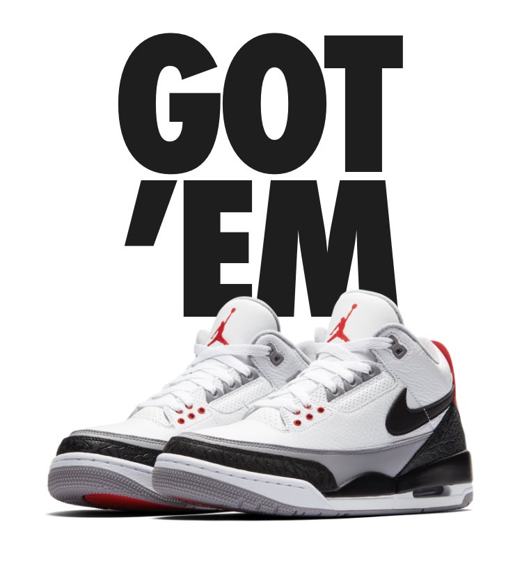 The Air Jordan 3 Retro is yours. Ha ha!!! Finally!! #Nike #airjordan3
