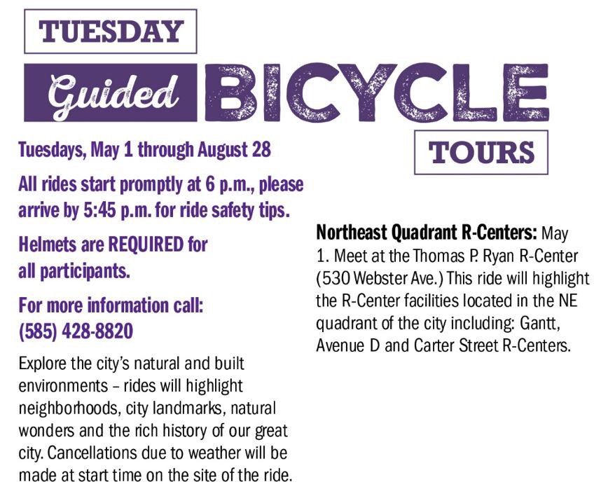 ROCcycling's tweet image. 1st Tuesday Guided Bike Tour of the year is tomorrow! Meet at the Thomas P. Ryan Rec Center &amp;amp; explore #ROC’s northeast quadrant. @LittleFlowerRoc @TriangleofNWV @NWRochester @NorthWinton