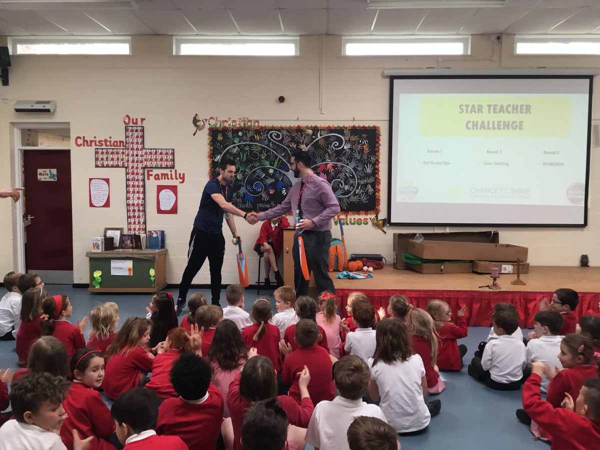 <a href="/Sheep009Terry/">terry dickson</a> <a href="/PonthirCricket/">Ponthir Cricket Club</a> We enjoyed a fantastic assembly today learning about playing cricket with #allstars. A great way to keep fit and make friends 🏏