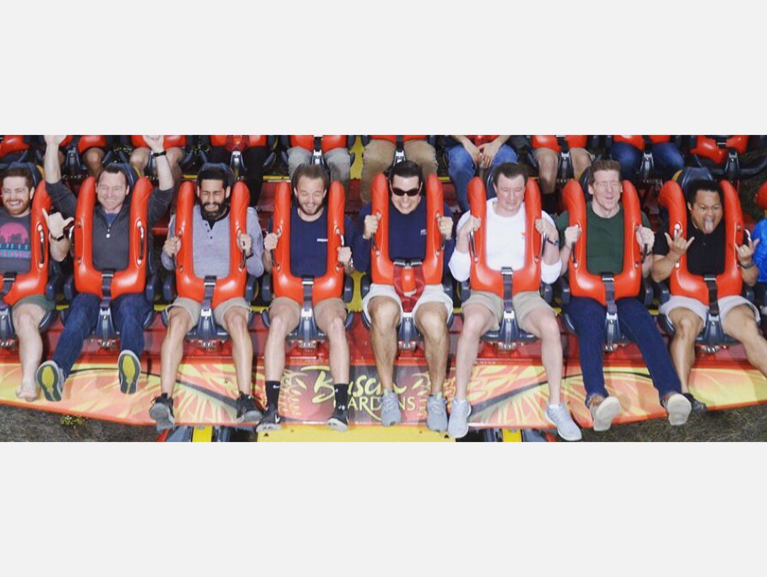 CapTech_Tweets's tweet photo. Fun day at @buschgardensva for some of our #captechrva MC team! #teambonding #teambuilding https://t.co/HpllEsg9TO