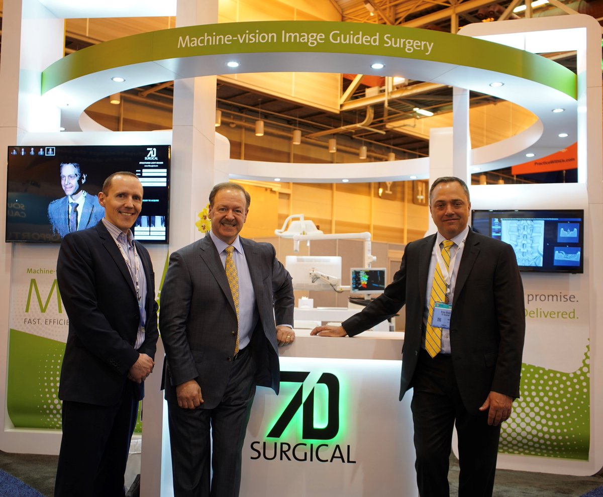 7DSurgical's tweet image. Excited to announce at #AANS2018 that we will be installing 7D Surgical technology at the world renowned Cleveland Clinic!  We can't wait to work with this incredibly talented group of clinicians.  Special thanks to Dr. Iain Kalfas and Dr. Mike Steinmetz for their support!