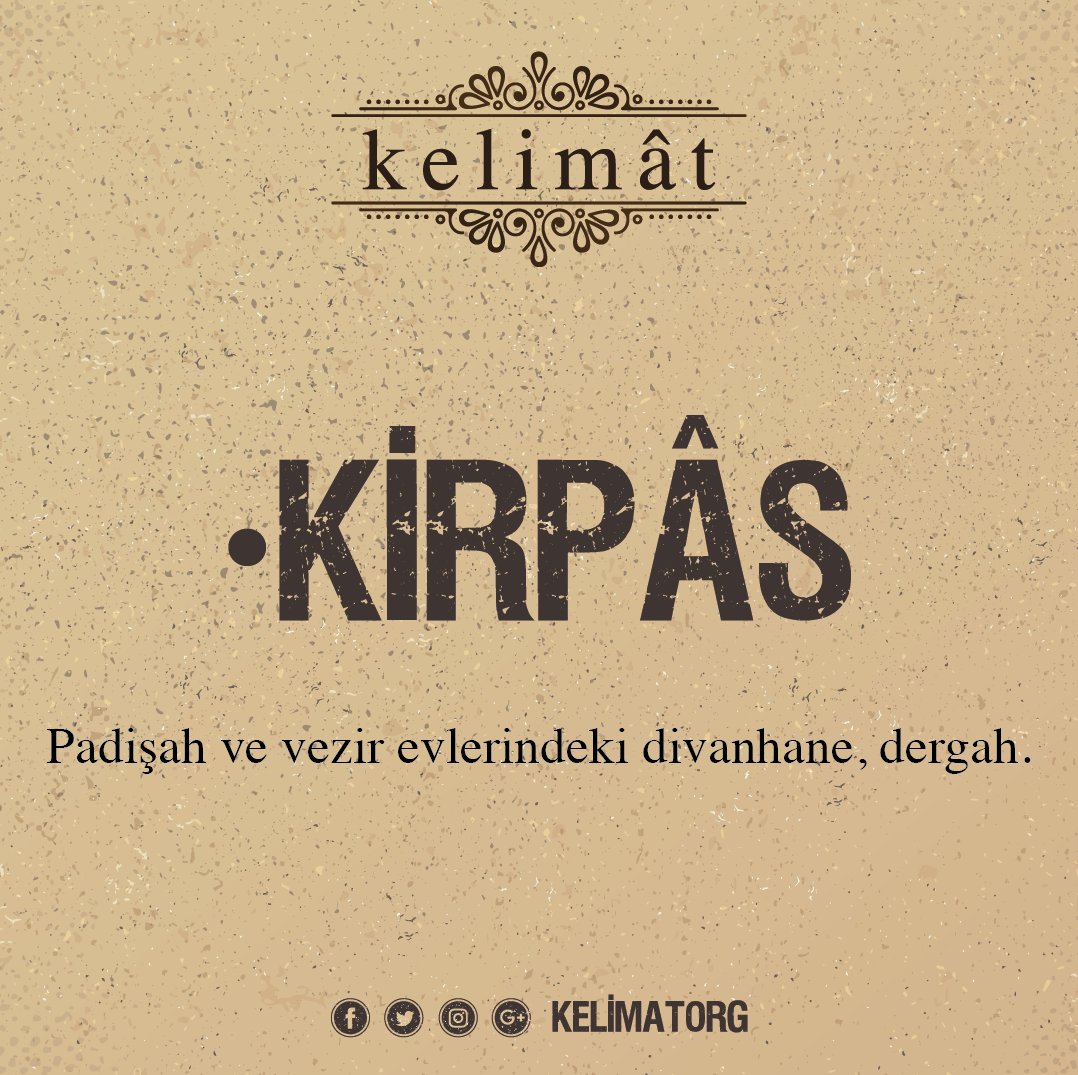 kelimatorg's tweet photo. Kirpâs ne demek? https://t.co/bv0rkuLx7X #kirpas https://t.co/kyUxCw9UpL