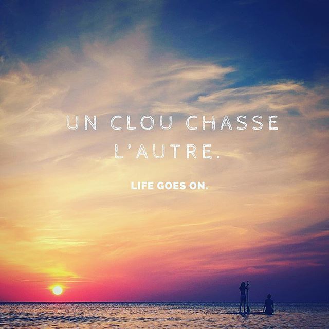 LearnFrenchGE's tweet photo. Oui. C’est vrai.
Un clou chasse l’autre.
.
.
.
Yes. That’s right.
Life goes on.
#france🇫🇷 #french #frenchiesofinstagram #paris #frenchquotes #france #francaise #madeinfrance #talkinfrench #dreams #quotes #amour #learningfrench #bilingual #frenchcra… https://t.co/yiWb4rQdbO https://t.co/2k2HxAXdV8