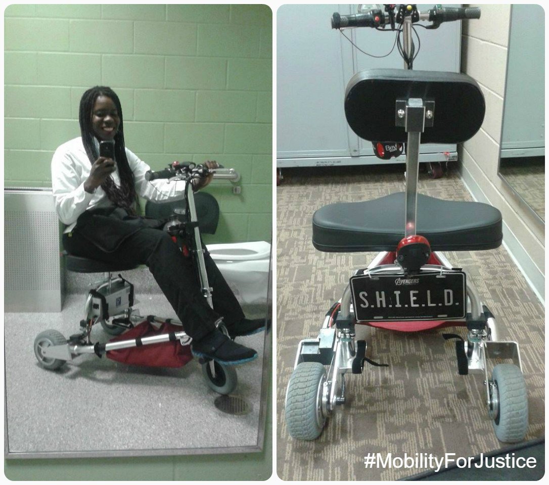 I'm in a crisis right now. My mobility scooter has completely ceased to function. I have to ship it 3000 miles away for repairs. Without it I cannot work, so my life has come to a standstill. If you'd like to help, donate or rt please: paypal.me/ThatJayJustice #DisabilityCrowdFund