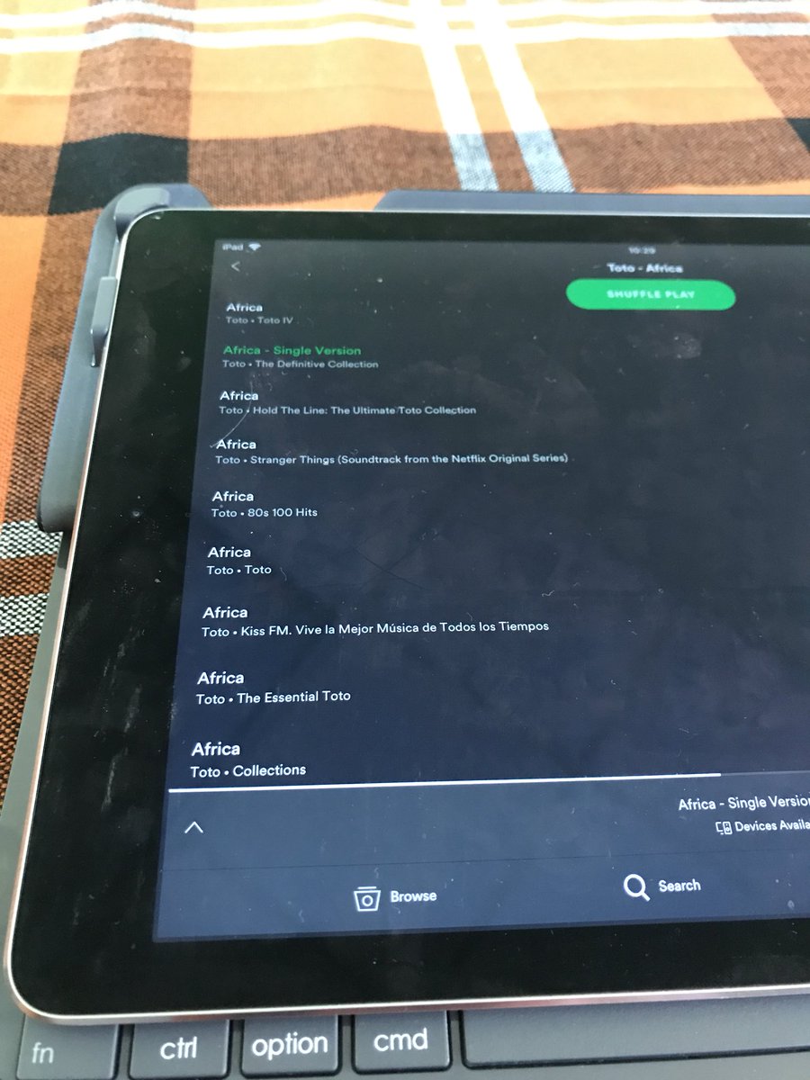 Jedi_F3's tweet image. Fired up the Africa playlist to get stuff done at work. The table cloth is actually from Africa. Feels somehow significant. #imayhaveissues