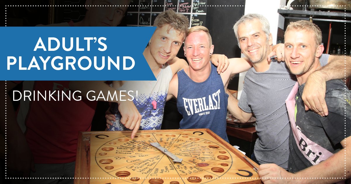 Feel like a kid again at our Adult's Playground! Drinking games to keep you entertained for hours! Book a table - 011 036 6028