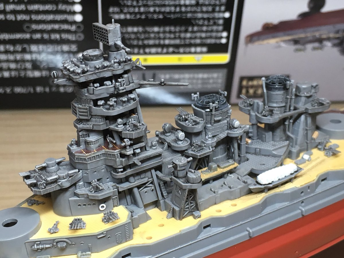 Tri على تويتر フジミnext金剛 艦橋取り付けました ボーナスパーツ使っているとはいえ 素組みでこれは しかもスナップフィットで組めるので正直意味不明ですフジミさん