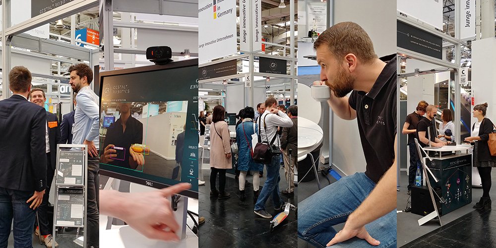 gestaltrobotics's tweet image. Thank you to all the great people we met at this year's #hm18 and to @hannover_messe for the great time we had. See you 2019 #automation #gestaltrobotics #robotics #technology #startup #berlin #tech #ui #objectdetection #bananaforscale #ai #artificialintelligence #hanover #fair