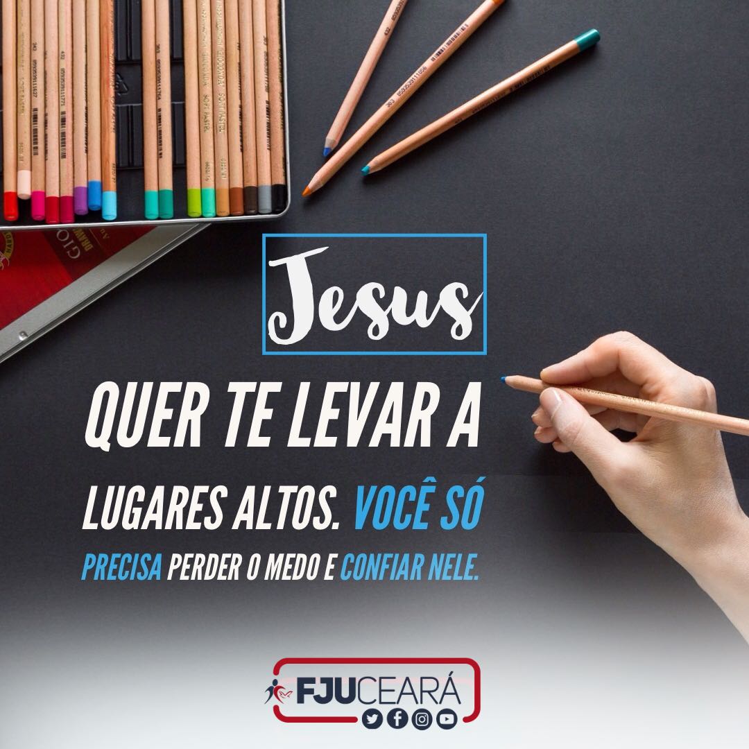 FJUCeara's tweet photo. Se Deus disse que você pode, então vá em frente e conquiste!
#LugaresAltos #Confie #Sonhe #Realize https://t.co/bZNyqyQLh2