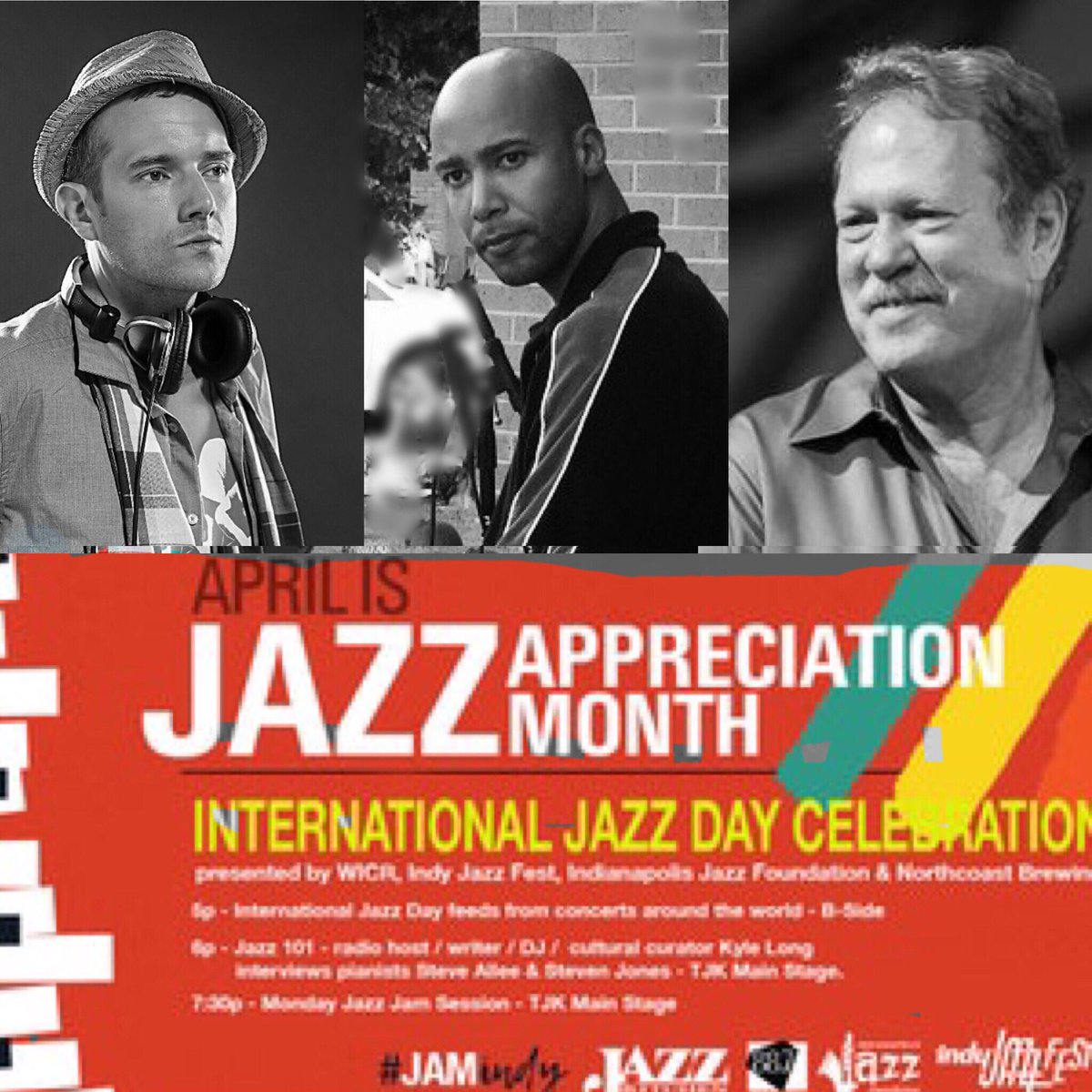 indyjazzfest's tweet photo. TODAY: @indyjazzfest sponsors #Jazz101 @TheJazzKitchen!
@DJKyleLong
#SteveAllee
#StevenJones
#DavidWilliams 📚 
4/30
https://t.co/8J54oDMB5z https://t.co/QnZP9WHsVZ