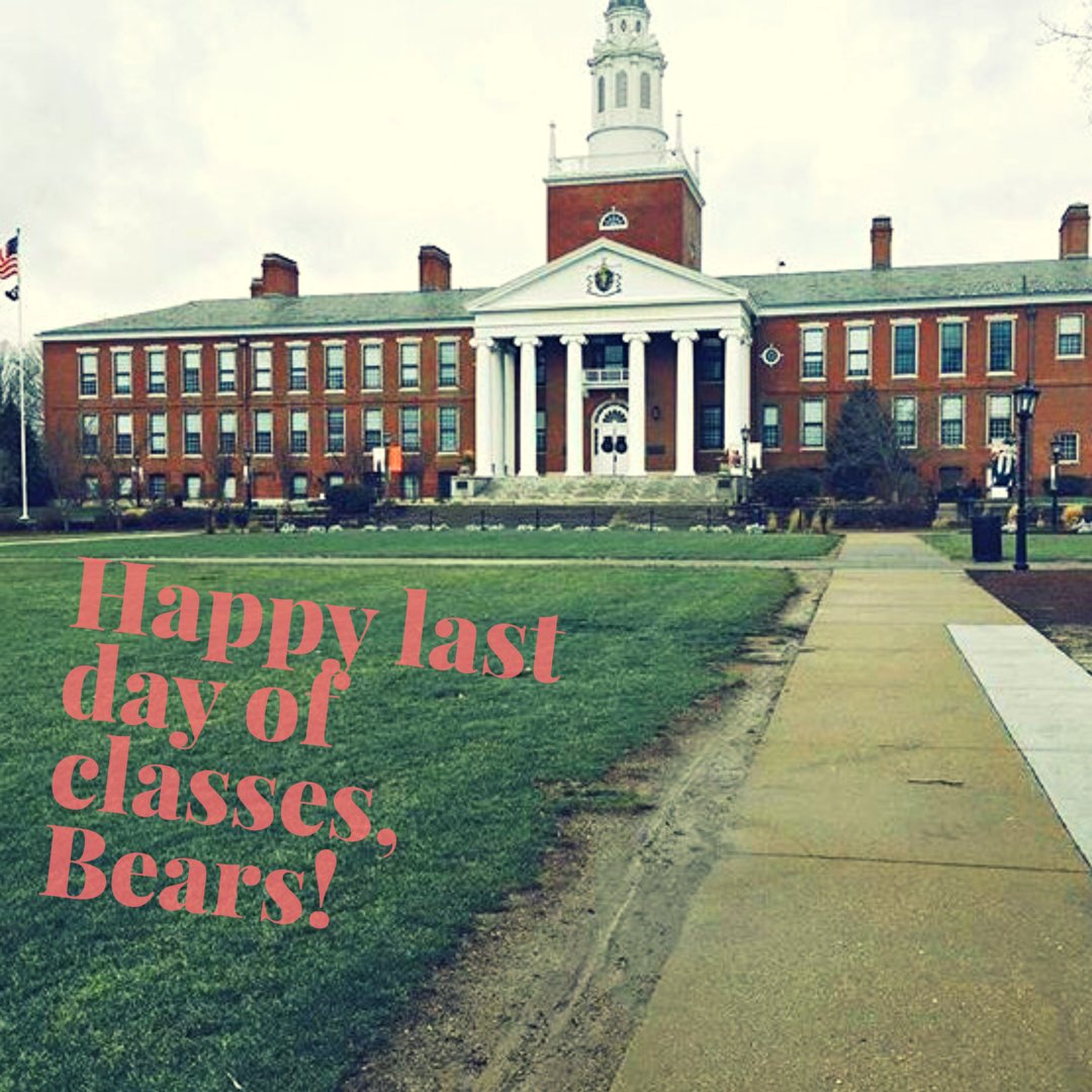 thecommentbsu's tweet photo. Today is the last day of classes for the semester! Good luck on finals, Bears, and enjoy your summer! We'll see you in the fall! #TheComment #BSULife https://t.co/UTvSquFmiX