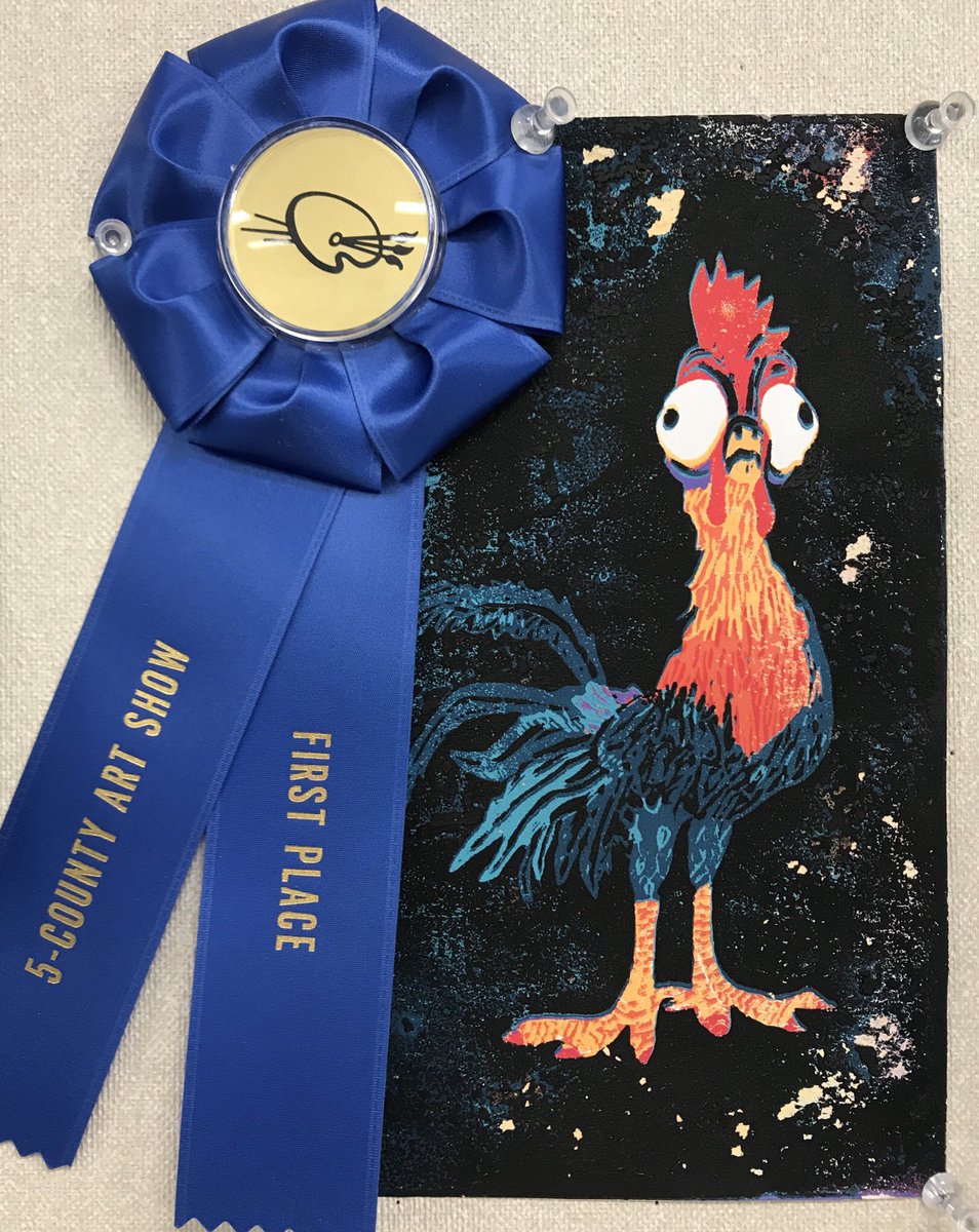 summerrohloff's tweet photo. Five County Art Show winners!! Stephania Saenz, Zak Sherman, @NayveeDewar #onerangernation https://t.co/BzgqZIKbdx