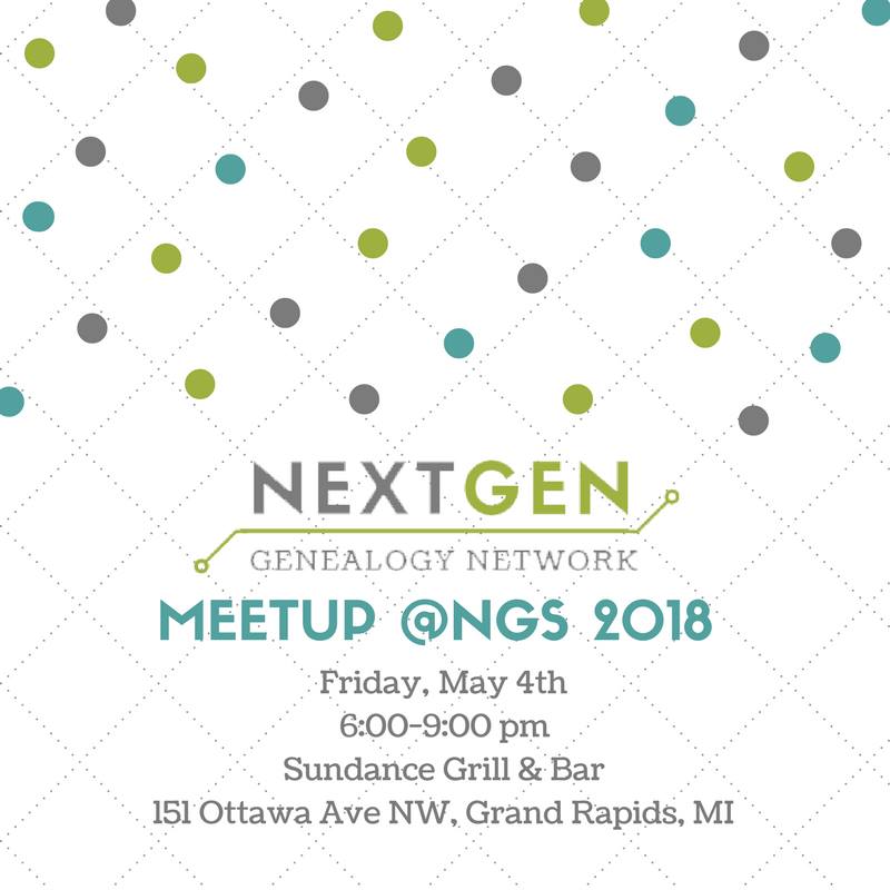 NextGenNetwrk's tweet photo. The NextGen Genealogy Network is heading to NGS! Come join us at our meetup this Friday. Details are listed below.
Event Link: https://t.co/IL97c541zy
#genealogy #familyhistory #iamnextgen #nextgeninaction #NGS2018GEN https://t.co/A96KSwsrZ2