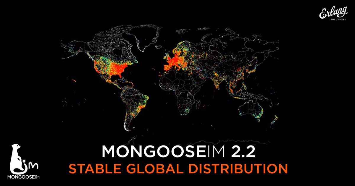 ErlangSolutions's tweet image. #MongooseIM 2.2 is exciting for two groups of users - big business and techies. For massive installations we&apos;ve prepared a stable Global distribution, SASL EXTERNAL authentication mechanism and a Jingle/SIP switch to integrate your #VoIP app with #XMPP: bit.ly/2HyBAIn