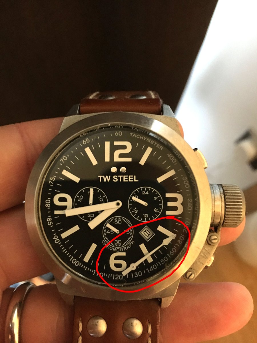 benjy1978's tweet photo. @twsteel this is what happened to my watch after about 2 years of normal use. I'm a bit shocked to be honest. https://t.co/itvssKxmxe