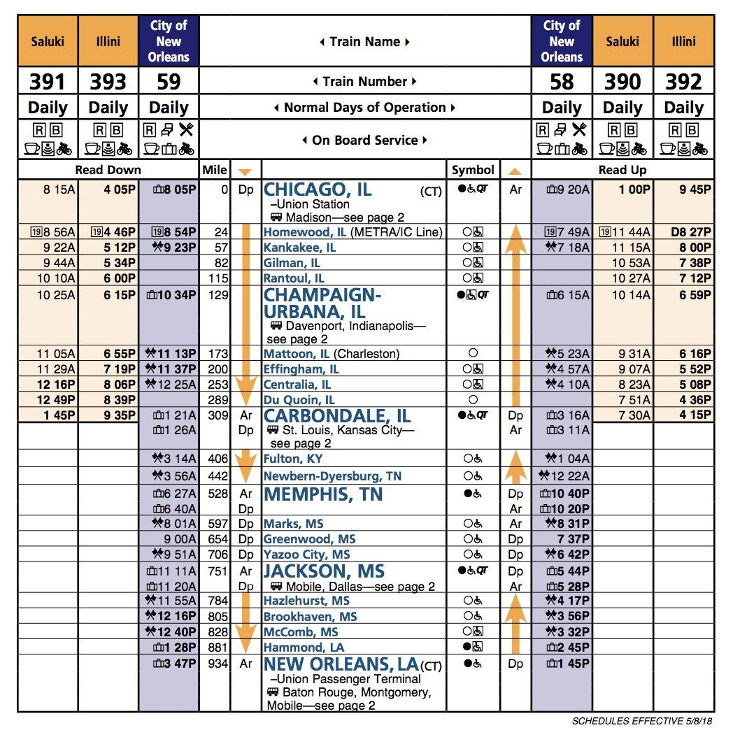 RPASouth's tweet photo. #Amtrak is coming to #QuitmanCountyMS! Train 58, Northbound City of New Orleans, will make its first revenue stop in #MarksMS on May 4. Marks, welcome to Amtrak! #YallAboard #NationalOrNothing https://t.co/4ARZleVIgg