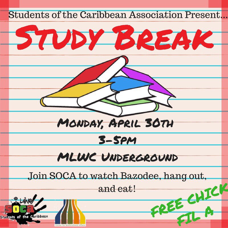 DukeSOCA's tweet photo. Take a Study Break with us today at 3 in the Lou! https://t.co/Pw2BNwNgfq