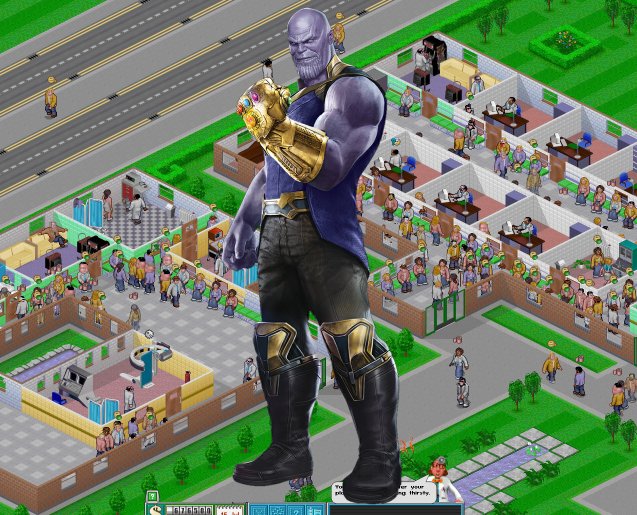 naglaglasson's tweet photo. Thanos Pital https://t.co/yEH59QR9JV
