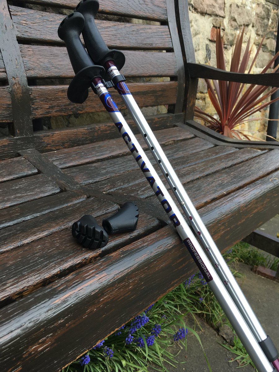 designed2moveuk's tweet photo. Having a run through of the Rehabilitation pole walking workshop I’m leading ahead of the @nordicwalkinguk #PeakDistrict #Rustick festival coming up this weekend in Tissington https://t.co/0Goelob9DA