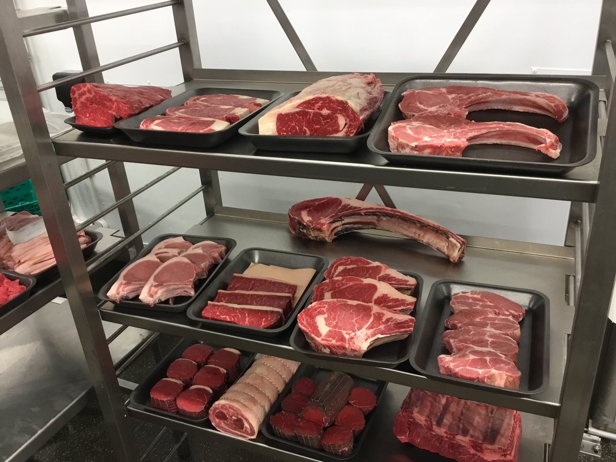 tonywrightchef's tweet photo. Thank you to @AubreyAllen on behalf of @AcadCulArts apprentices @UCBofficial Great tour today,very informative ,Dry Ageing,Demonstration of meat cuts,Slow Food Movement,Sustainability,British Native Breeds,Flavour,Feed @SaraJayneStanes @simonthebutcher https://t.co/6eTJB9gQrI