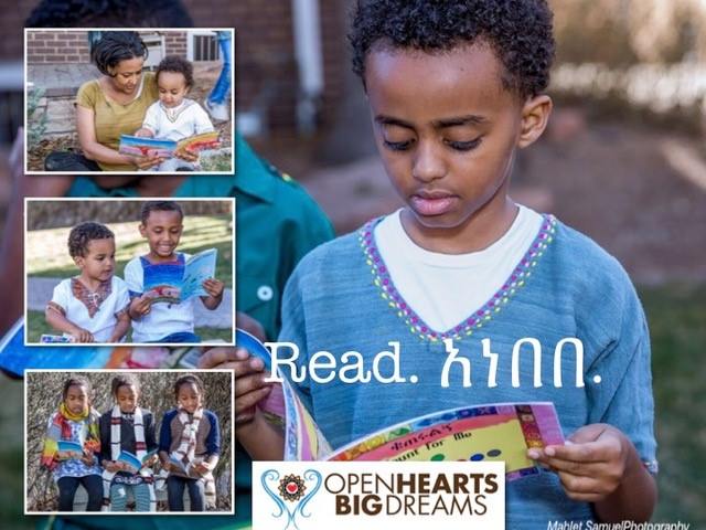 janekurtz's tweet photo. #ChildrensBookWeek with @OpenHeartsBigD1 and @EthiopiaReads and the efforts to spread the power of #GlobalReading that can open worlds and hearts. #ReadySetGo books = an experiment of ordinary people doing something extraordinary for families in the U.S. and Europe and Ethiopia. https://t.co/vC6UFvoniw