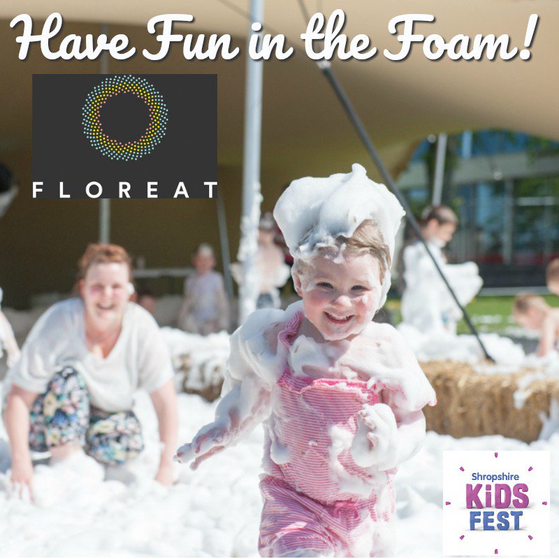 shropkidsfest's tweet photo. Who's ready for the Foam Party?? We are beyond excited to be back in the Shrewsbury Quarry Park for the Shrewsbury Kids Festival this May! Huge thanks to our fabulous sponsors @FloreatHomes
Book your tickets now for an amazing day out with all the family! 
https://t.co/qduo3chojL https://t.co/Lu1hCT3GlR