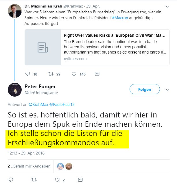 Walnusskipferl's tweet photo. Dieser Dreck steht seit 24 Stunden ohne Widerspruch unter einem Tweet und erhält sogar 2 Likes.

Ich bin immer wieder erstaunt, welch schmuddlige Typen sich im #AfD-Umfeld bewegen. https://t.co/jHzgpJQJg6