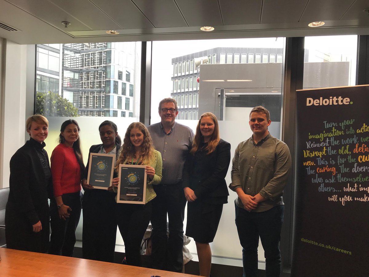 DeloitteCareers's tweet photo. Congrats to our #TellDeloitte winners. We loved your inspiring ideas, and we hope your prize helps you take your aspirations further. https://t.co/Q89epqIT3h