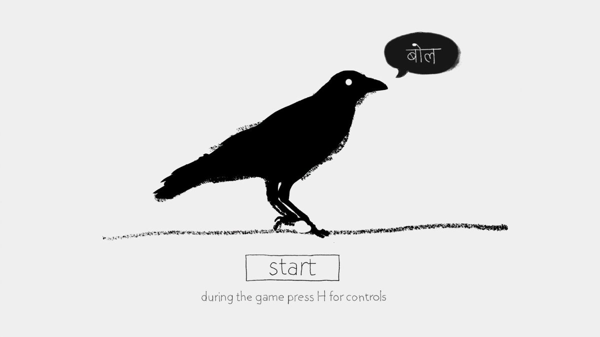 studiooleomingu's tweet photo. A reworked version of Menagerie (our game about talking to crows) is on Display tonight at @beta_public along with a slew of other incredible games and performances !   Here are some screens from our game.  

#madewithunity #altgame #IndieGameDev https://t.co/M4DBlcmWRG