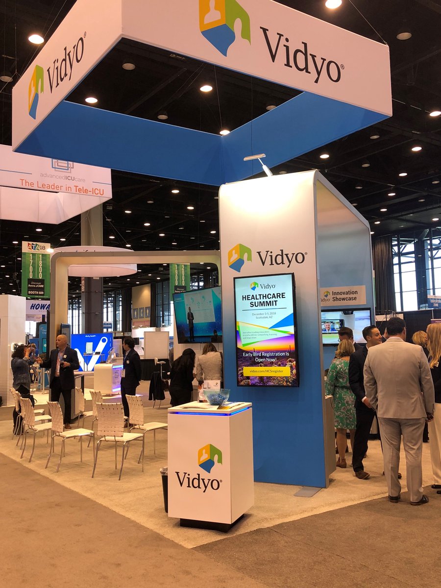 ppgav's tweet photo. appy Monday! We loved working with Skyline &amp; Vidyo to build this booth at ATA in Chicago! 
-
-
#tradeshow #conference #symposium #ata #chicago #mccormick #lakeside #ppgav #audiovisual #skyline #vidyo #tradeshowbooth #events #eventplanning #april #spring #technology https://t.co/q1i0ebaYEf