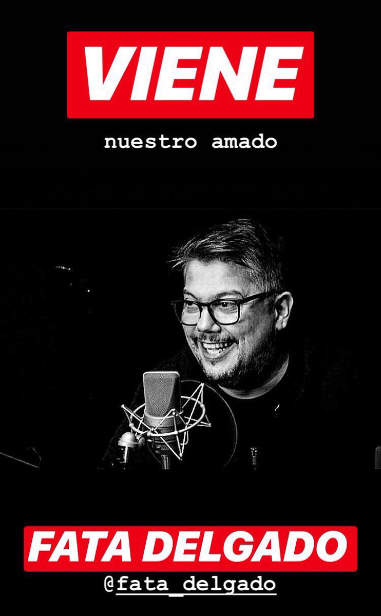 ParaQueMePerdi's tweet photo. Viene el único, el inigualable, el gran FATA DELGADO.
La fiesta se hace presente en #PQMP https://t.co/wC6LztSooZ