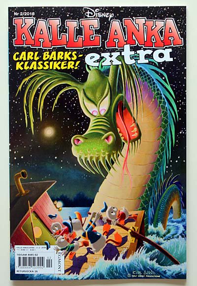Caltex_98's tweet photo. Senaste numret av Kalle Anka Extra (2/2018) är alldeles fantastiskt! #CarlBarks #KalleAnka & flodens skräck samt Kung Ogs järnsäng av #VicLockman, #TonyStrobl & #SteveSteere i samma tidning. Dessutom textsidan "Ankist-extra"! https://t.co/omalEaNfbM #Ankism #serier @nafsk https://t.co/SovUoxepij
