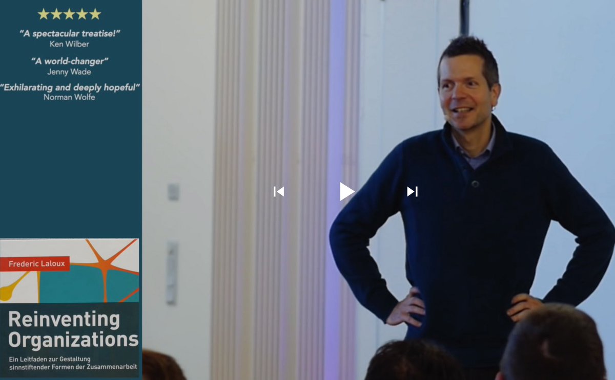 Reinventing Organizations - diesen Vortrag kann man nicht zu oft teilen: Frederic Laloux beim Großgruppenforum 2016 in Oberursel. youtu.be/9OPovwXemjM #lotsenwall #wethinkingforum #reinvention #facilitation <a href="/CXNavigator/">Maik</a> <a href="/KnaufMichael/">Michael Knauf</a>
